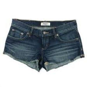 Aritzia TNA Distressed Denim Shorts *NWOT*